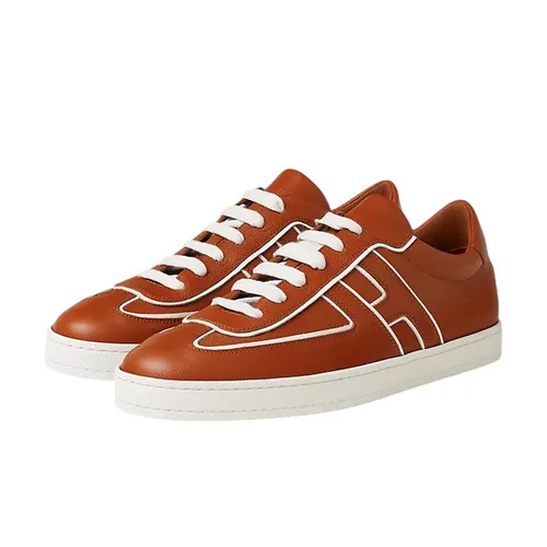Giày Thể Thao Hermès Boomerang Sneaker H232815ZHNH400 Màu Nâu Size 41