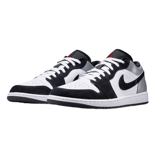 Giày Thể Thao Nike Air Jordan 1 Low SE White Fire Red Black Matte Silver HF3148-106 Màu Đen Phối Màu Size 41