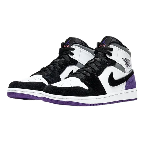 Giày Thể Thao Nike Air Jordan 1 Mid SE Varsity Purple 852542-105 Màu Tím Size 42