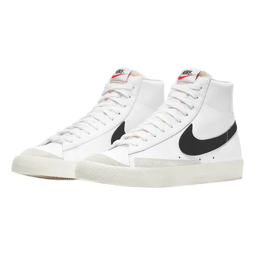 Giày Thể Thao Nike Blazer Mid 77 Vintage White/Black Shoes Màu Trắng - Đen Size 36