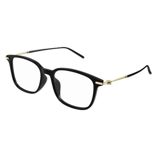 Gọng Kính Nam Montblanc MB0413OA 002 Màu Đen - Vàng - Kính mắt - Vua Hàng Hiệu
