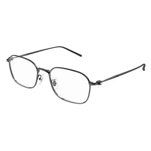 Gọng Kính Nam Montblanc MB0414OA 001 Màu Đen Xám - Kính mắt - Vua Hàng Hiệu