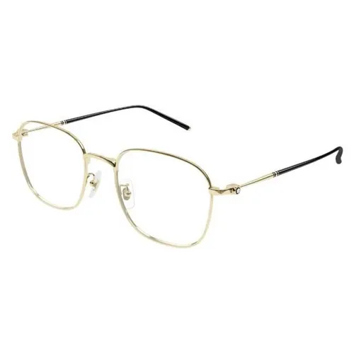 Gọng Kính Nam Montblanc MB0415OA 002 Màu Vàng - Đen - Kính mắt - Vua Hàng Hiệu
