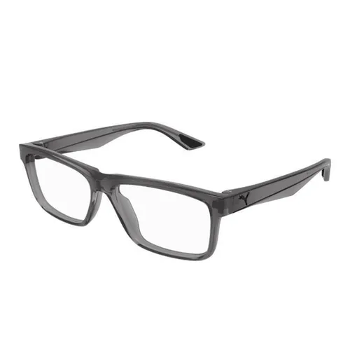 Puma - Gọng Kính Nam Puma PU0444O 005 Màu Xám - Vua Hàng Hiệu