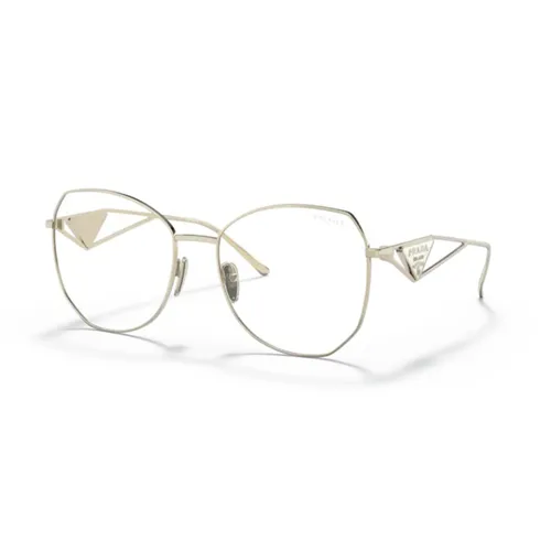Prada - Gọng Kính Nữ Prada 0PR57YS ZVN08N57 Màu Vàng Gold - Vua Hàng Hiệu