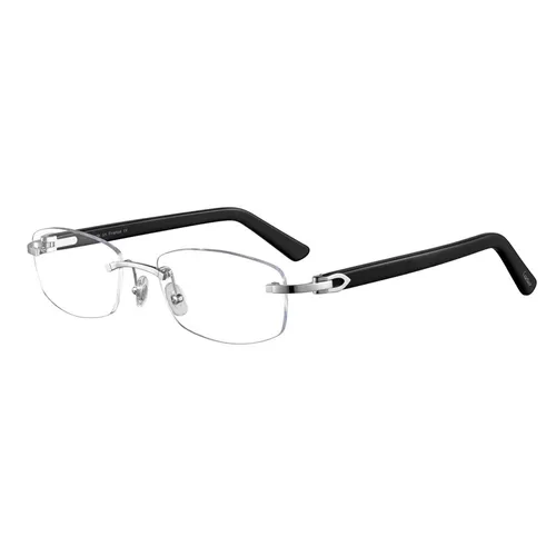 Kính mắt Pháp - Gọng Kính Unisex Cartier CT0048O 003 Màu Đen/ Trong Suốt - Vua Hàng Hiệu