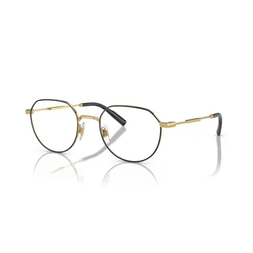 Gọng Kính Unisex Dolce & Gabbana D&G 0DG1349 131152 Màu Đen Vàng - Kính mắt - Vua Hàng Hiệu