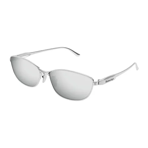 Kính Mát Balenciaga Sunglasses BB0357SA 002 Màu Xám Bạc