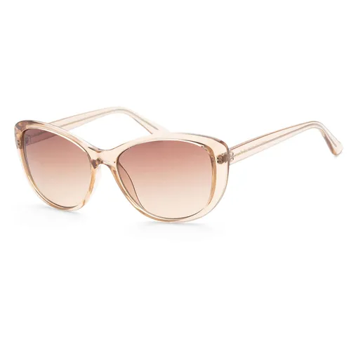 Kính mắt Nữ - Kính Mát Nữ Calvin Klein Women Sunglasses CK19560S 270 57 Màu Beige - Vua Hàng Hiệu
