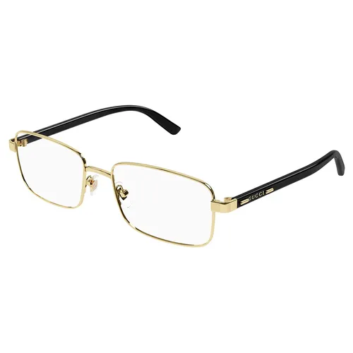 Gucci - Kính Mắt Cận Gucci GG1586O 56 001 Màu Vàng Đen - Vua Hàng Hiệu