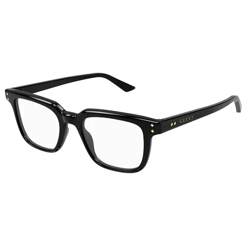Kính mắt Nam - Kính Mắt Cận Nam Gucci GG1895O 001 Black Rectangular Glasses Màu Đen - Vua Hàng Hiệu