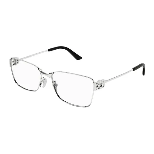 Kính Mắt Cận Unisex Balenciaga Prescription Glasses BB0375OA 003 Màu Bạc Đen