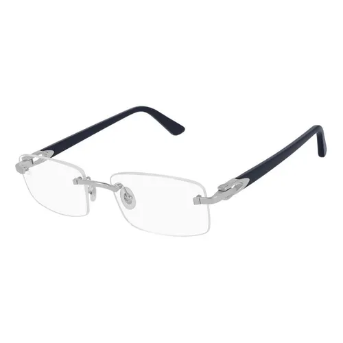 Kính mắt Pháp - Gọng Kính Unisex Cartier Signature C De Cartier CT0287O 004 Đen/ Trong Suốt - Vua Hàng Hiệu