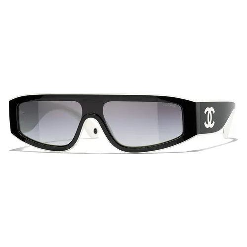 Kính Mát Chanel CH6057 1656S6 Sunglasses Màu Trắng - Đen - Kính mắt - Vua Hàng Hiệu