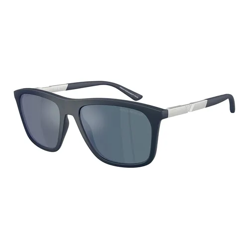 Kính mắt Nam - Kính Mát Nam Emporio Armani Sunglasses 0EA4237F 61892557 Màu Xám - Bạc - Vua Hàng Hiệu