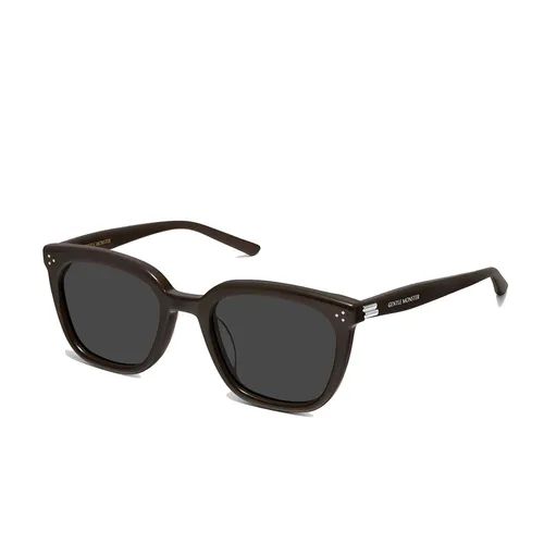 Gentle Monster - Kính Mát Gentle Monster Bloomo BR3 Classic Square Sunglasses With A Brown Frame Màu Nâu Xám - Vua Hàng Hiệu
