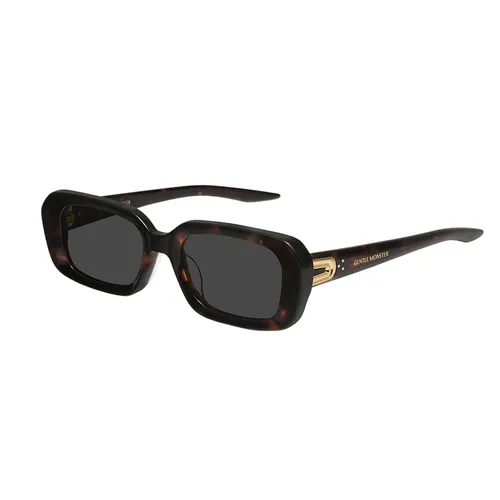 Gentle Monster - Kính Mát Gentle Monster Sunglasses Melrose T1 Màu Xám/Havana - Vua Hàng Hiệu