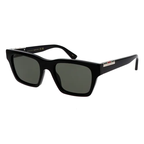 Kính mắt Nam - Kính Mát Nam Gucci Rectangular Frame Sunglasses GG1889S 001 Màu Đen - Vua Hàng Hiệu