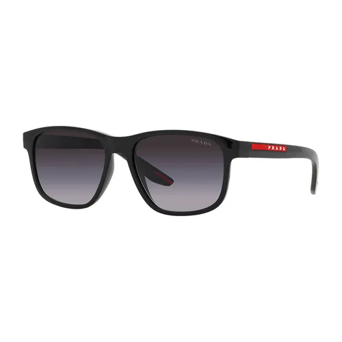 Kính mắt Nam - Kính Mát Nam Prada Sunglasses 0PS06YS 1AB09U56 Màu Xám/Đen - Vua Hàng Hiệu
