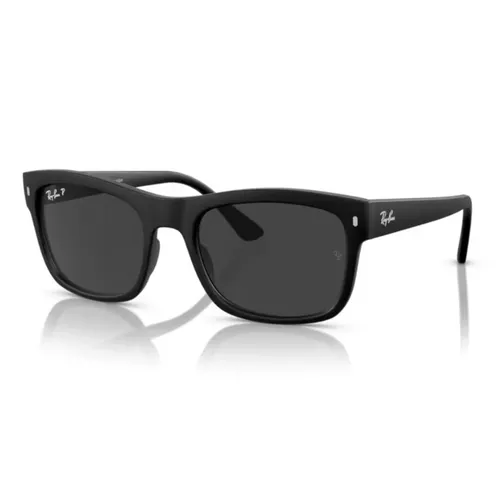 Kính mắt - Kính Mát Nam Rayban 0RB4428F 601S4856 Màu Đen - Vua Hàng Hiệu