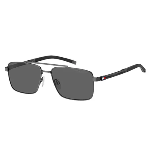 Tommy Hilfiger - Kính Mát Nam Tommy Hilfiger TH2078/S SVK Màu Xám Đen - Vua Hàng Hiệu