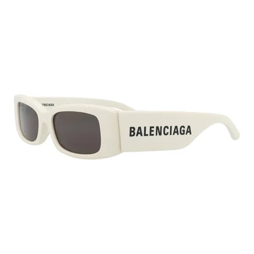 Kính Mát Nữ Balenciaga Sunglasses BB0260S 003 Màu Trắng Xám