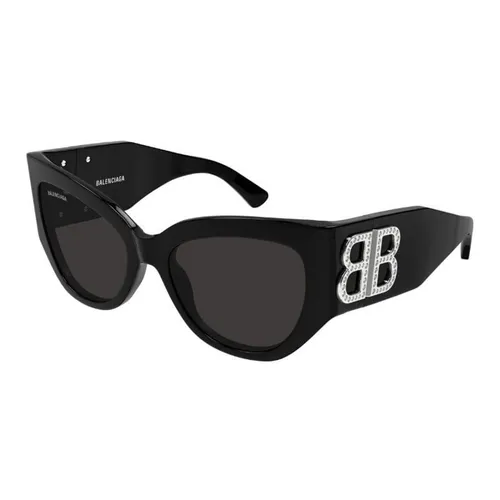 Balenciaga - Kính Mát Nữ Balenciaga Sunglasses BB0322S 007 Màu Đen - Vua Hàng Hiệu