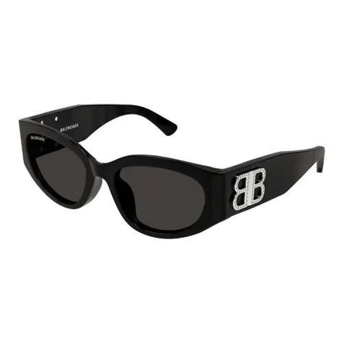 Balenciaga - Kính Mát Nữ Balenciaga Sunglasses BB0324SK 014 Màu Đen - Vua Hàng Hiệu
