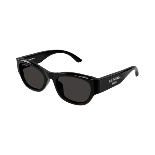 Balenciaga - Kính Mát Nữ Balenciaga Sunglasses BB0389SK 001 Màu Đen - Vua Hàng Hiệu