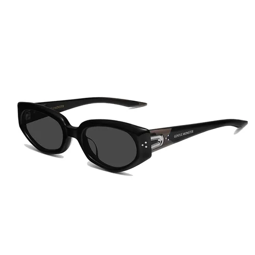 Kính Mát Nữ Gentle Monster Devon 01 Modern Cat-Eye Sunglasses In Black Màu Đen - Kính mắt - Vua Hàng Hiệu