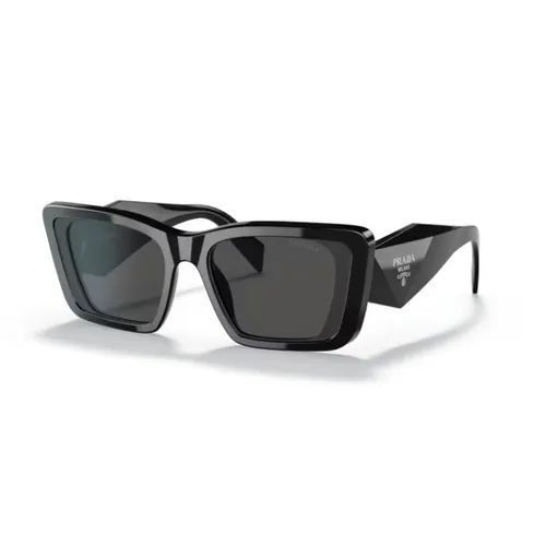 Prada - Kính Mát Nữ Prada Sunglasses 0PR08YSF 1AB5S051 Màu Đen - Vua Hàng Hiệu