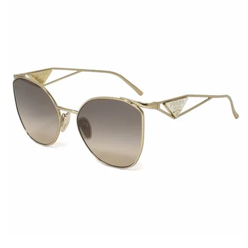Prada - Kính Mát Nữ Prada Sunglasses 0PR50ZS ZVN3D059 Màu Xám - Vua Hàng Hiệu