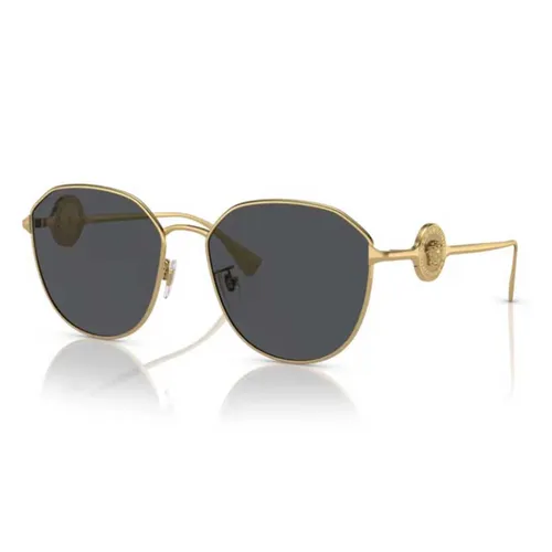 Kính mắt Nữ - Kính Mát Nữ Versace 0VE2259D 10028758 Màu Vàng - Đen - Vua Hàng Hiệu
