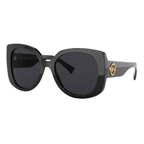 Kính mắt Nữ - Kính Mát Nữ Versace 0VE4387F GB1/8756 Màu Đen - Vua Hàng Hiệu