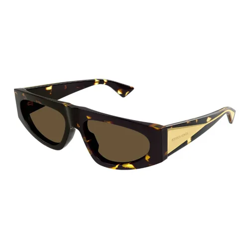 Bottega Veneta - Kính Mát Unisex Bottega Veneta Sunglasses BV1277S 002 Màu Nâu Havana - Vua Hàng Hiệu