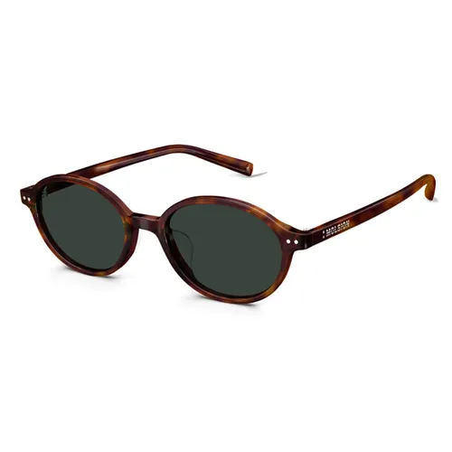 Kính mắt Molsion Unisex - Kính Mát Unisex Molsion Sunglasses MS3115 A28 Màu Havana Đậm - Vua Hàng Hiệu