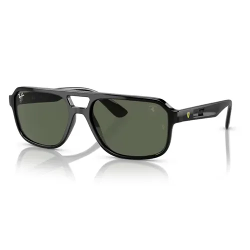 Kính mắt - Kính Mát Unisex Rayban 0RB4414M F6837158 Màu Xanh Đen - Vua Hàng Hiệu