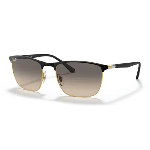 Kính Mát Unisex Rayban Sunglasses 0RB3686 187/3257 Màu Xám/Đen - Kính mắt - Vua Hàng Hiệu