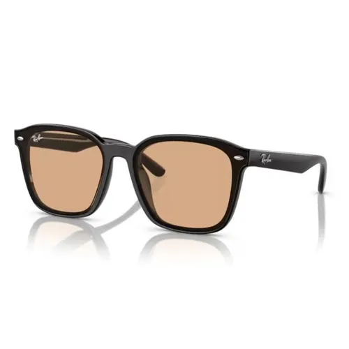 Kính mắt Rayban Unisex - Kính Mát Unisex Rayban Sunglasses 0RB4392D 601/9366 Màu Đen - Cam - Vua Hàng Hiệu