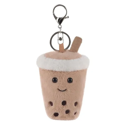 Phụ kiện - Móc Khóa Jellycat Bag Charms Apricot Lamb Boba Tea Cute Keychain Màu Nâu - Vua Hàng Hiệu