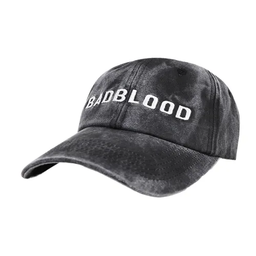 Mũ nón - Mũ Badblood Vintage Logo Ball Cap Charcoal Màu Than Chì - Vua Hàng Hiệu