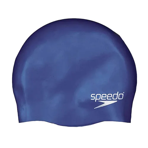 Mũ Bơi Trẻ Em Speedo Plain Moulded Silicone Màu Xanh Dương