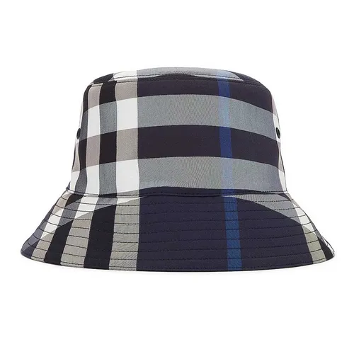 Mũ Burberry Check Bucket Hat Màu Đen Trắng Size S