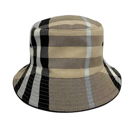 Mũ Burberry Purchase History Bucket 8040530 Màu Nâu Đen Caro Size S