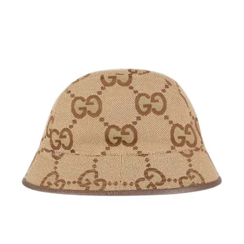 Mũ nón Mũ tròn - Mũ Nữ Gucci Jumbo GG Canvas Bucket Hat ‎681256 3HAGJ 2564 Màu Nâu Size S - Vua Hàng Hiệu