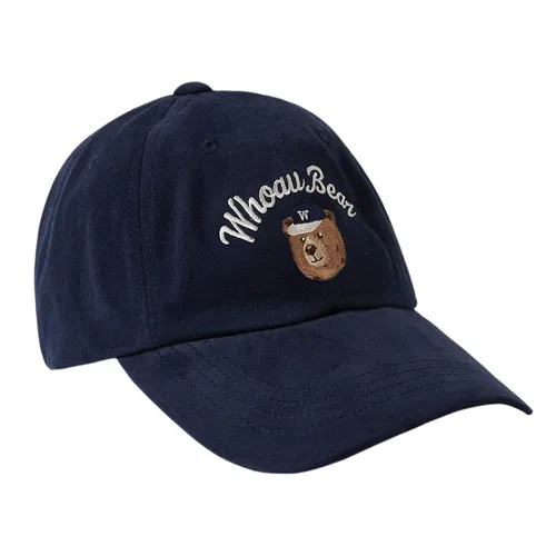 Mũ nón WHOAU - Mũ WHOAU Steve Head Patch WHACF4921A Màu Xanh Navy - Vua Hàng Hiệu
