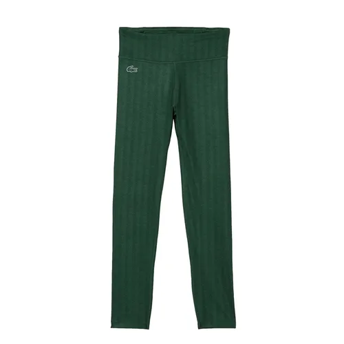 Thời trang Lacoste Quần legging - Quần Legging Nữ Lacoste Sport Women's High-Waist XF3424 00 D1R Màu Xanh Lá Size XS - Vua Hàng Hiệu