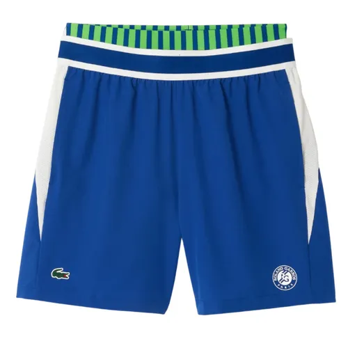 Quần Short Nam Lacoste X Roland-Garros Men's Performance GH7838 00 ISA Màu Xanh Blue Size 2