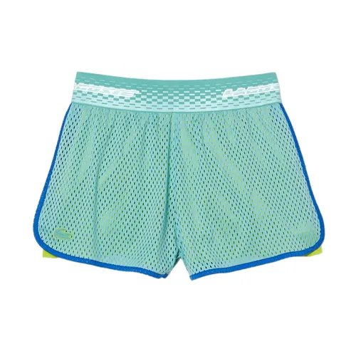 Quần Short Nữ Lacoste Women's Tennis Shorts With Built-In Undershorts GF4915 00 ZLI Màu Xanh Mint Size 32 - Thời trang - Vua Hàng Hiệu