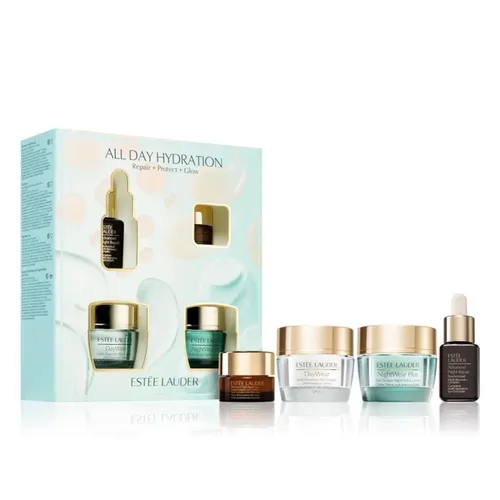 Mỹ phẩm - Set Dưỡng Da Estée Lauder All Day Hydration Repair + Protect + Glow 4 Món - Vua Hàng Hiệu